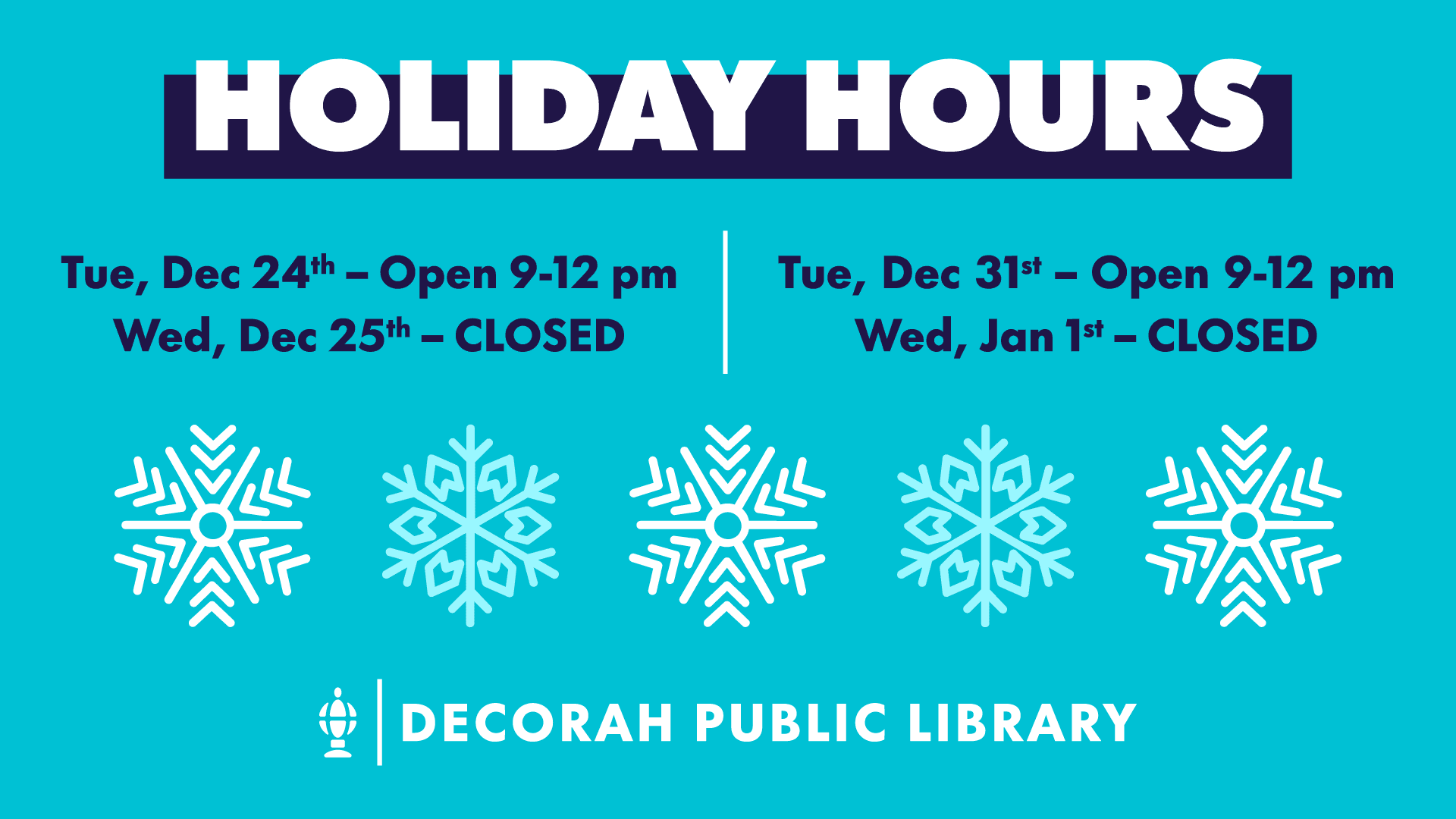 holiday hours