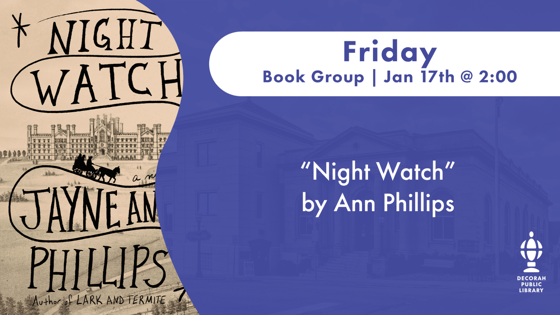 friday book group book title Night Watch