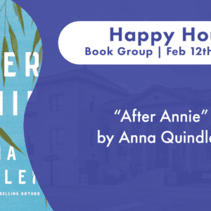 happy hour book group after annie promotional image